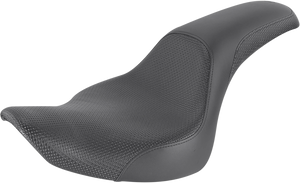 Saddlemen - Profiler Basket-weave Seat - Black - FB '07-'17 - Profiler Basket-weave Seat - 806-12-147