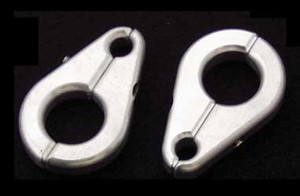 Modquad - Brake Line Clamp 3/4"arm X 5/16"line (silver) - BLC-1