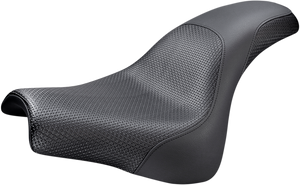 Saddlemen - Profiler Basket-weave Seat - Black - Profiler Basket-weave Seat - 818-28-147