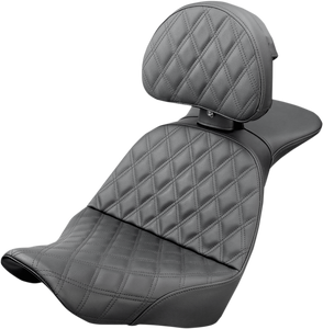 Saddlemen - Explorer Seat - Lattice Stitched - Backrest - Explorer Lattice Stitch Seat - 818-29-030LS Saddlemen - Explorer Seat - Lattice Stitched - Backrest - Explorer Lattice Stitch Seat - 818-29-030LS