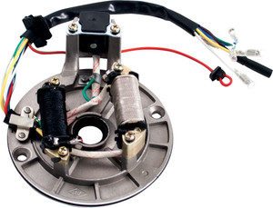 Mogo Parts - 4-stroke 2-coil Magneto/stator 70-125cc Kickstart - 08-0200 Mogo Parts - 4-stroke 2-coil Magneto/stator 70-125cc Kickstart - 08-0200
