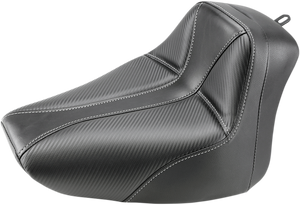 Saddlemen - Seat - Dominator Solo - Stitched - Black w/ Gray Stitching - Dominator Solo Seat - 800-01-0042