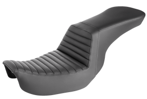 Saddlemen - Step-Up Seat - Front Tuck-n-Roll - Black - Dyna - Step-Up Seat  Front Tuck-n-Roll - 806-04-191