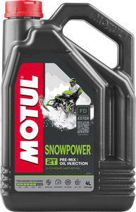 Motul - Snowpower 2t Ester Engine Oil 4 Ltr 4/case - 105888 Motul - Snowpower 2t Ester Engine Oil 4 Ltr 4/case - 105888