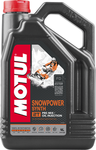 Motul - Snowpower 2t Syn Engine Oil 4 Ltr 4/case - 108210