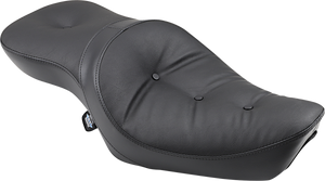 Drag Specialties - Low Profile Double Bucket Pillow Seat - XL - Low-Profile Double Bucket  2-Up Vinyl Seat - 0804-0626