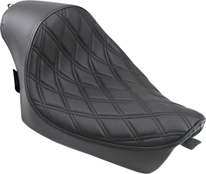 Drag Specialties - Cafe Solo Seat - Diamond - '10-'22 XL - Café-Style Solo Seat - 0804-0674