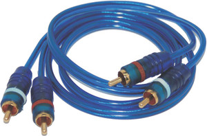 Namz Custom Cycle Products - Amp Power 3 Rca Cable Copper Conductor Oxygen Free Cable - NAP-RCA3