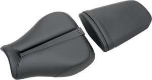Saddlemen - Gel Channel Track Carbon Fiber Sport Seat - Black - CBR600RR - Gel-Channel Track Carbon Fiber Sport Seat  Sport - 0810-H011