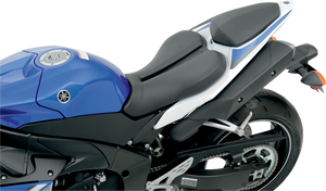 Saddlemen - Gel Channel Track Carbon Fiber Sport Seat - Black - R1 - Gel-Channel Track Carbon Fiber Sport Seat  Sport - 0810-Y105