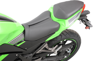 Saddlemen - Gel Channel Track Carbon Fiber Sport Seat - Black - EX300 - Gel-Channel Track Carbon Fiber Sport Seat  Sport - 0810-K055