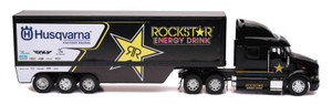 New-ray - 1:32 Scale Rockstar Husqvarna Racing Transporter Rig - 10963 New-ray - 1:32 Scale Rockstar Husqvarna Racing Transporter Rig - 10963