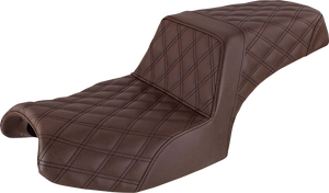 Saddlemen - Step Up Seat - Full Lattice - Brown - Challenger - Step Up Seat - I20-06-175BR