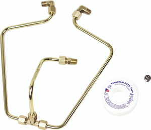 Old Stf - Brass Rocker Box Split Oil Line - STFB66 Old Stf - Brass Rocker Box Split Oil Line - STFB66