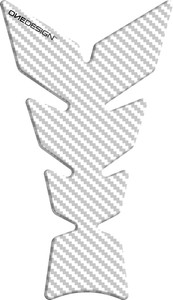 One Emblems - Tankpad Soft Touch Matte Carbon White - CGAN102P