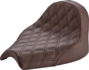 Saddlemen - Seat - Renegade Solo - Lattice Stitched - Brown - Renegade Lattice Stitched Solo Seat - I21-04-002BLS Saddlemen - Seat - Renegade Solo - Lattice Stitched - Brown - Renegade Lattice Stitched Solo Seat - I21-04-002BLS