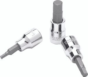 Performance Tool - 8 Pc 3/8" Met Hex Bit Set - W38890 Performance Tool - 8 Pc 3/8" Met Hex Bit Set - W38890