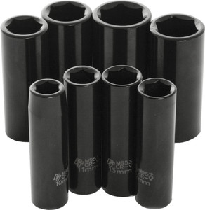 Performance Tool - 8 Pc 3/8" Met Imp Skt Set Deep - M595DB