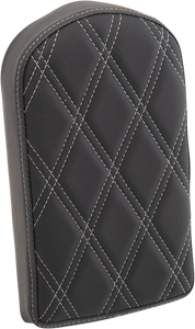Drag Specialties - Sissy Bar Pad - Double Diamond - Silver - 10" - Sissy Bar Pad  Double Diamond - 0822-0441 Drag Specialties - Sissy Bar Pad - Double Diamond - Silver - 10" - Sissy Bar Pad  Double Diamond - 0822-0441