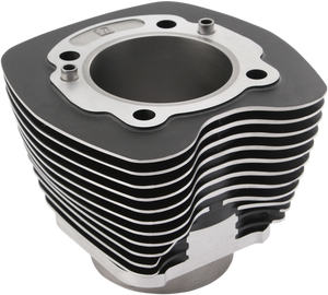 Drag Specialties - Cylinder - TC88 - 3.75" - Black - Highlighted Fins - Replacement Cylinder - 88187