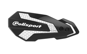 Polisport - Mx Flow Handguards Black/white - 8308200013