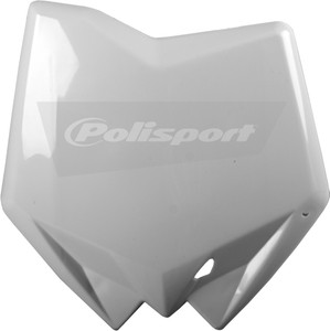 Polisport - Front Number Plate White - 8658200002