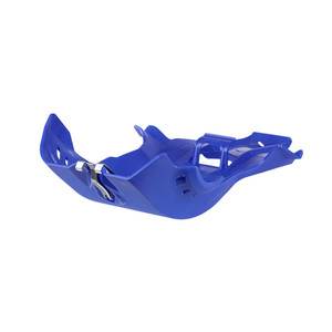 Polisport - Fortress Skid Plate W/link Protector Blue - 8475100002