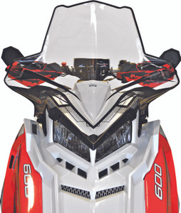 Powermadd - Cobra W/s Tall Clear 20.5" Pol Axys - 11640 Powermadd - Cobra W/s Tall Clear 20.5" Pol Axys - 11640