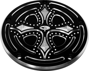 Prec. Billet - Derby Cover Darkside Black - DRK-230-5H-BLK Prec. Billet - Derby Cover Darkside Black - DRK-230-5H-BLK