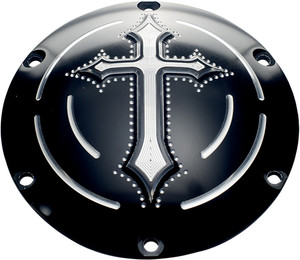 Prec. Billet - Derby Cover Darkside Black - DRK-230-SPT-BLK Prec. Billet - Derby Cover Darkside Black - DRK-230-SPT-BLK