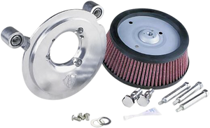 Arlen Ness - Stage-1 Big Sucker - XL - Big Sucker Air Filter Kit Accepts 8" Round Aftermarket Covers Only - 18-803