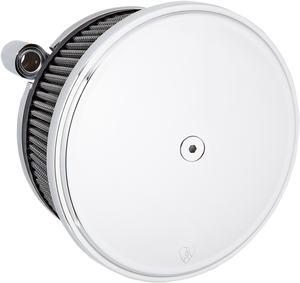 Arlen Ness - Big Sucker with Cover - Chrome - BIG SUCKER Stage II Air Filter Kit with Cover - 18-819