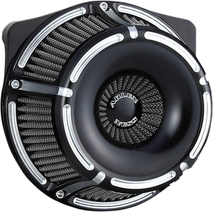 Arlen Ness - Slot-Track Air Cleaner - Black - Inverted Series Air Cleaner Kit  Slot Track - 18-921 Arlen Ness - Slot-Track Air Cleaner - Black - Inverted Series Air Cleaner Kit  Slot Track - 18-921