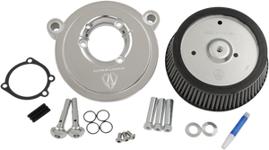 Arlen Ness - Synthetic Stage-1 Air Cleaner - Chrome - Twin Cam - Big Sucker Air Filter Kit - 50-515