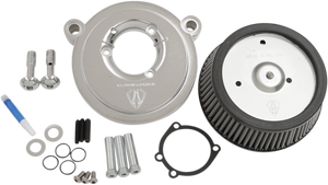 Arlen Ness - Synthetic Stage-1 Air Cleaner - Chrome - Evolution - Big Sucker Air Filter Kit - 50-516