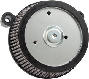 Arlen Ness - Synthetic Stage-1 Air Cleaner - Black - Evolution - Big Sucker Air Filter Kit - 50-572