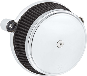 Arlen Ness - Stage-1 Big Sucker - Steel Chrome - M8 - Big Sucker Stage 1 Air Filter Kit - 18-307