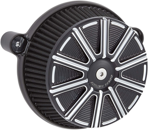 Arlen Ness - 10-Gauge Stage-1 Big Sucker - Black - M8 - Big Sucker Stage 1 Air Filter Kit - 18-315