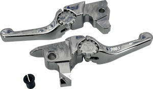 Psr - Anthem Shorty Lever Set Chrome 17-20 Flt / Hyd Clutch - 12-01661-20
