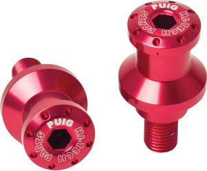 Puig - Swingarm Spools Hi-tech 10mm Red 2/pk - 5924R