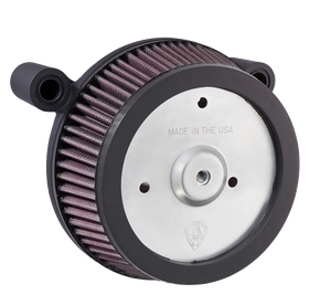 Arlen Ness - Stage-1 Big Sucker - Black - '99-'17 - Big Sucker Air Filter Kit Accepts 8" Round Aftermarket Covers Only - 18-561