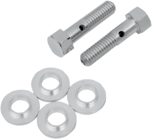 Drag Specialties - Breather Bolts - Twin Cam - 3/8"-16 - Twin Cam/Evolution Breather Bolt Kit - 120230