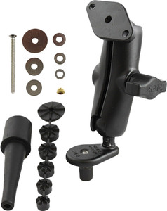 Ram - Fork Stem Double Socket Arm W/diamond Base Adapter - RAM-B-176 Ram - Fork Stem Double Socket Arm W/diamond Base Adapter - RAM-B-176