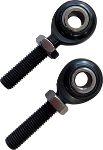 Santoro Fabworx - Black Rod Ends Pr. 1-lh  1 -rh - SF30035