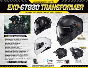 Scorpion Exo - Silent Seller Gt930 Helmet 8.5 X 11 (20 Ct.) - 59-812