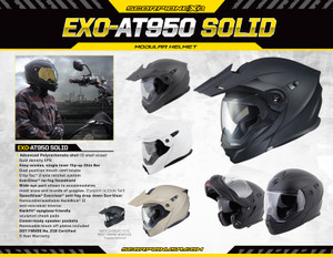 Scorpion Exo - Silent Seller At950 Helmet 8.5 X 11 (20 Ct.) - 59-815