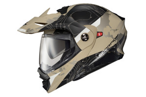 Scorpion Exo - Exo-at960 Modular Helmet Topographic Sand/black Lg - 96-1045 Scorpion Exo - Exo-at960 Modular Helmet Topographic Sand/black Lg - 96-1045