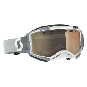 Scott - Fury Snowcross Goggle White/ Grey Ls Bronze Chrome - 278604-1039245