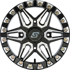 Sedona - Split 6 Bdlk Wheel 15x6 4/137 5+1 (+38mm) Blk/machined - A72M-56037+38S