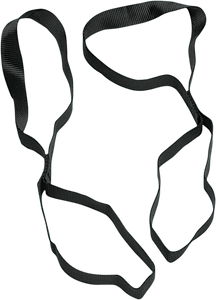 Parts Unlimited - Tie-Down Extensions - 1" x 1.5' - Black - 1" W Tie-Down Extensions - 13-0002